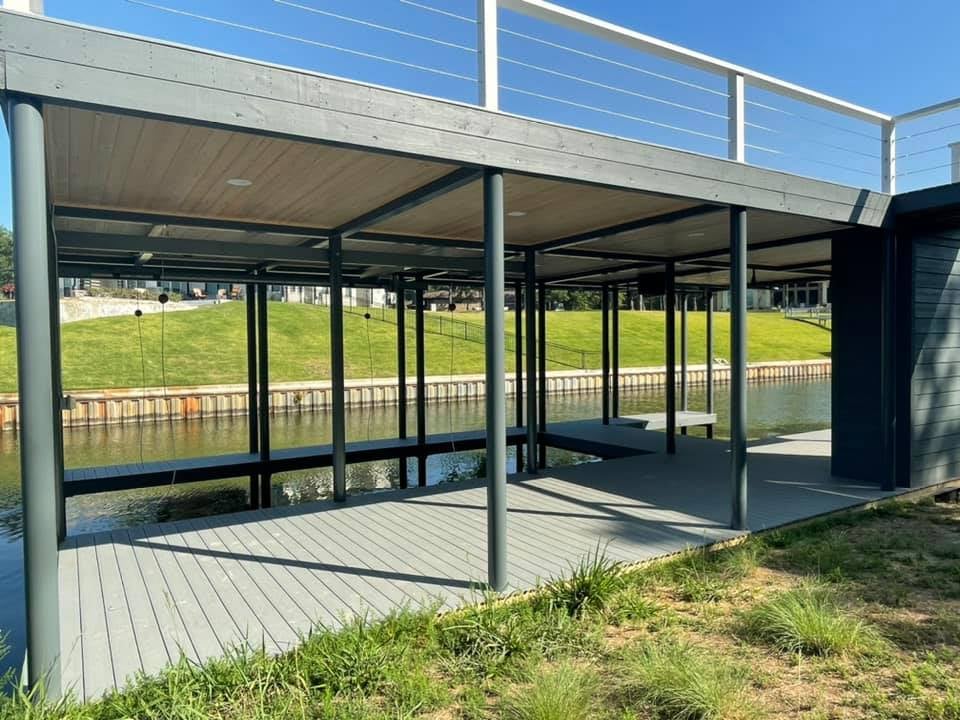 Double Decker Dock on the water